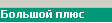 Большой плюс